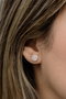 Heliophilia Silver Pendientes de Plata de Ley 925 con Baño de Oro Rosa y Circón